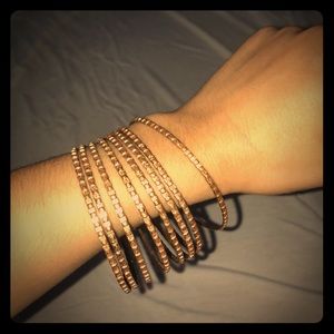 Gold Bracelet Set
